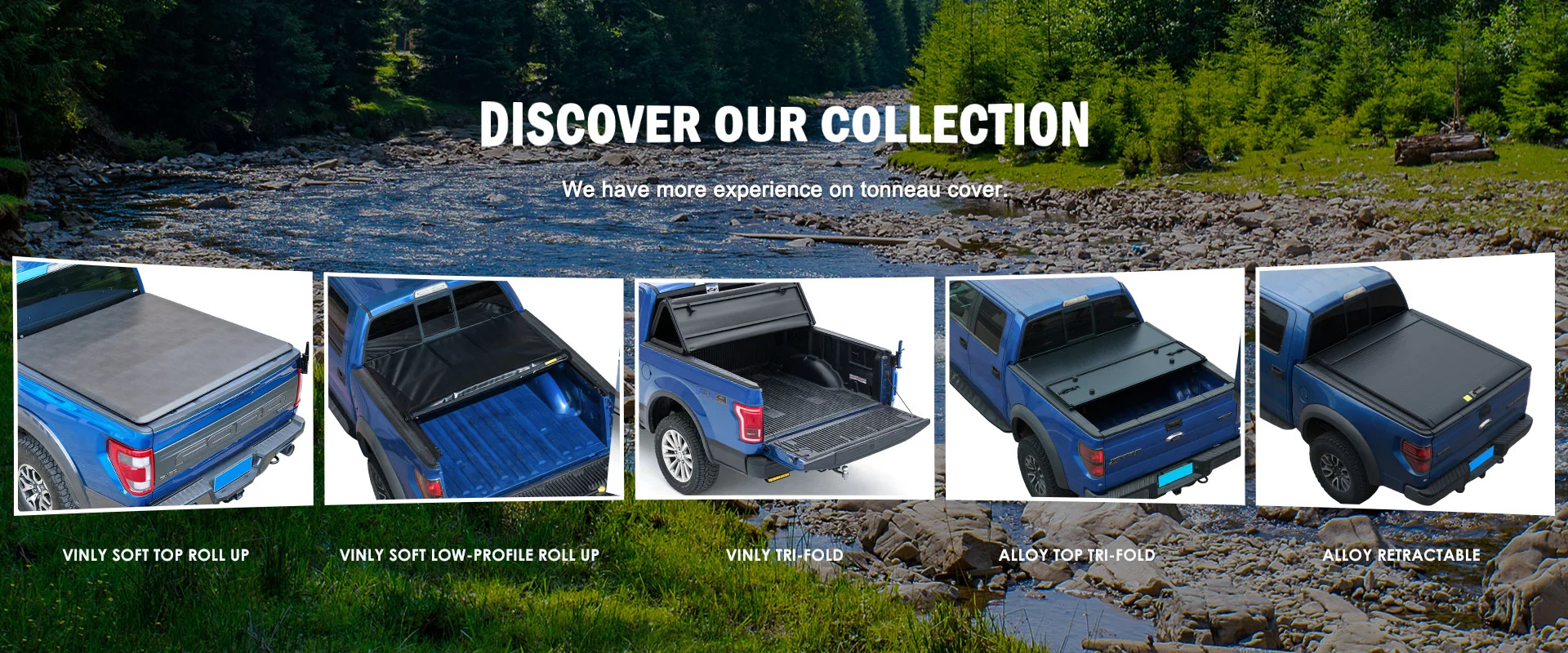 ผู้ผลิตในจีน ฝาครอบ Tonneau Tri-Fold ไวนิลแบบนุ่ม