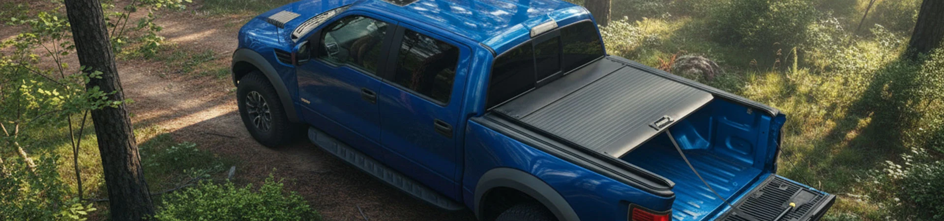 ฝาครอบ Tonneau อะลูมิเนียมแข็งแบบแมนนวลแบบพับเก็บได้