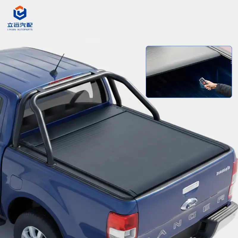 ฝาครอบ Tonneau แบบอลูมิเนียมแข็งแบบไฟฟ้าสำหรับ Ford Jeep