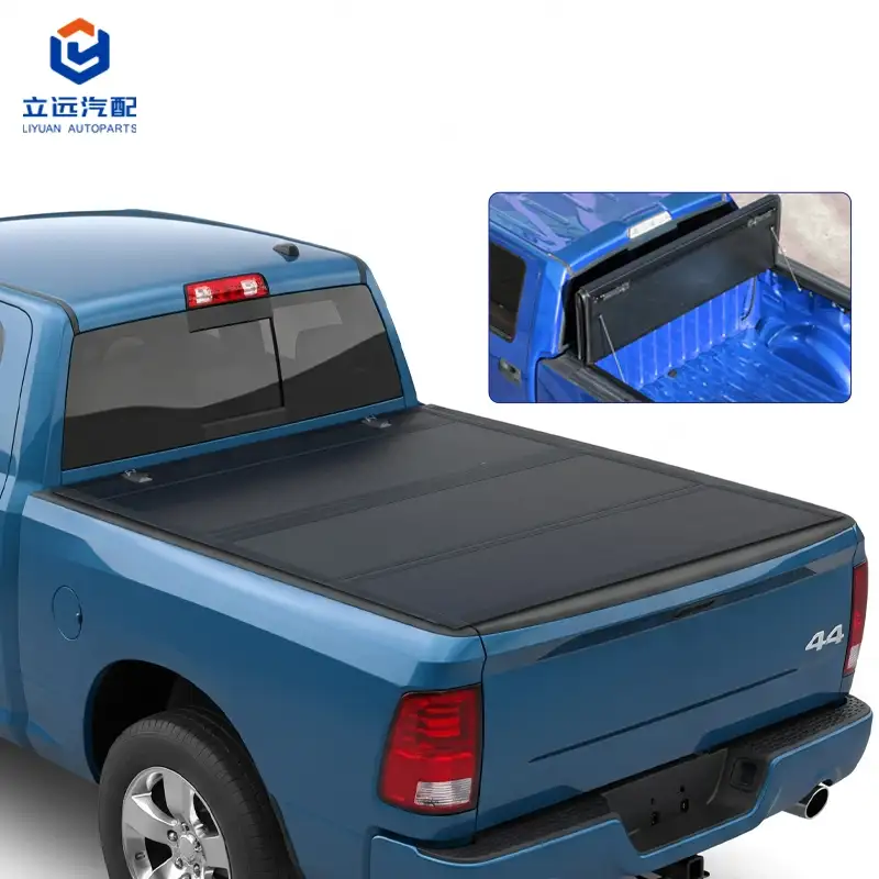 ฝาครอบ Tonneau สี่พับแบบแข็งโปรไฟล์ต่ำสำหรับ Dodge Ram