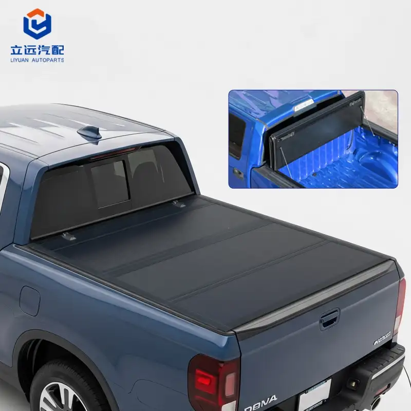 ฝาครอบ Tonneau สี่พับแบบแข็งโปรไฟล์ต่ำสำหรับ Honda