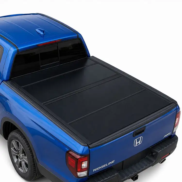 ฝาครอบกระบะสี่พับแบบแข็งโปรไฟล์ต่ำสำหรับ Honda Ridgeline