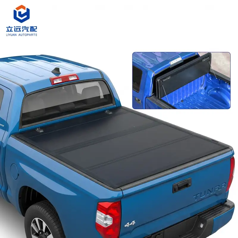 ฝาครอบกระบะท้ายแบบพับครึ่งแข็งแบบ Low Profile สำหรับ Toyota