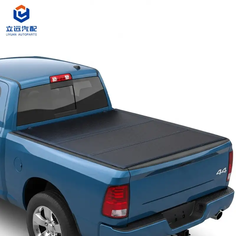 ฝาครอบ Tonneau แบบพับสามทบแบบแข็งโปรไฟล์ต่ำสำหรับ Dodge Ram