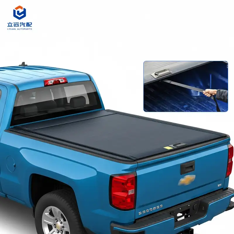 ฝาครอบ Tonneau แบบพับเก็บได้แบบอลูมิเนียมแข็งแบบแมนนวลสำหรับ Chevrolet Dodge